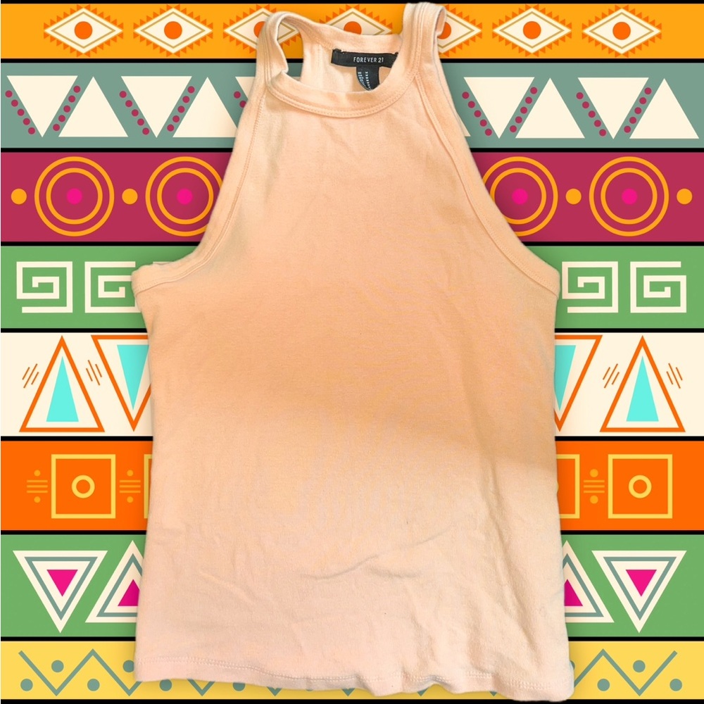 Peach colors halter/tank top